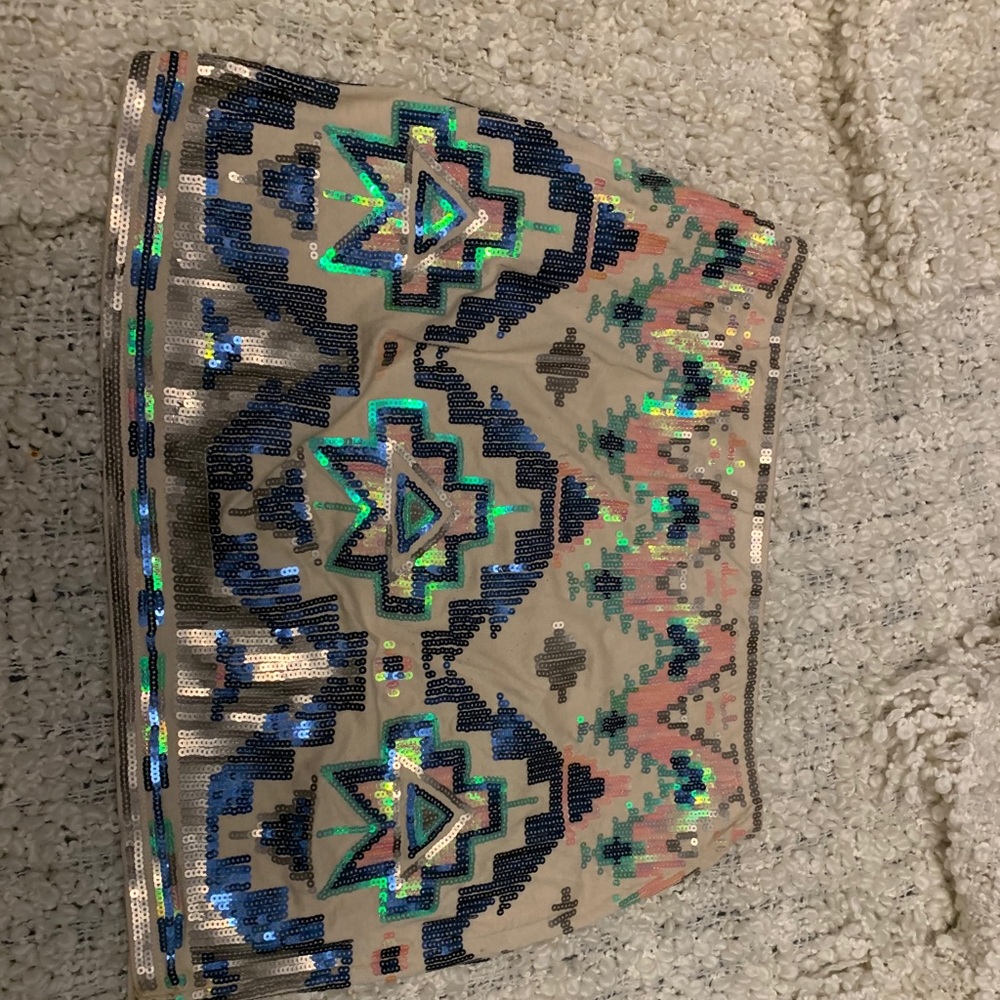 Express Sequin Skirt